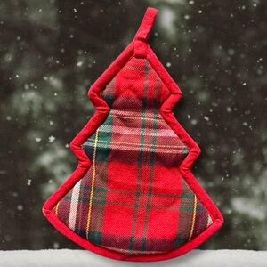 Sur La Table Snowy Village Tree Pot Holder